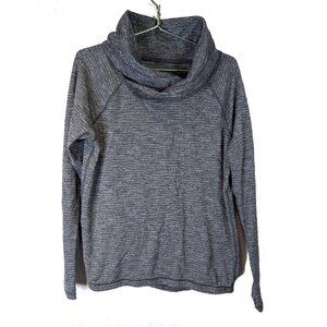 Lululemon Multi-colored Gray large collar sweater